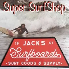 JACK'Sジャックスサーフ@ハンティントンビーチUS限定バナーステッカーのサムネイル