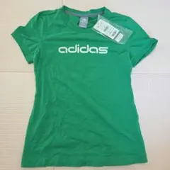 新品タグ付き　adidas グリーン Tシャツ Lサイズ