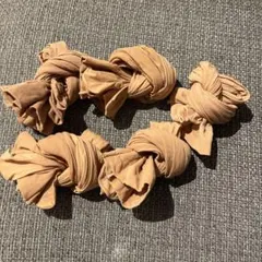 中古BACK アツギ　ベージュ ストッキング 5足セット　掃除　演芸　リサイクル