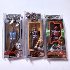 仮面ライダー ソフビチャーム 3点セット