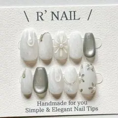 即購入❌ ニュアンスネイル マグネット振袖ぷっくりブライダル 韓国 春夏秋冬