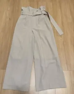 フレイアイディ　ワイドパンツ ベルト付き