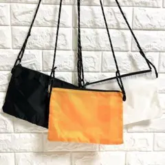 【新品】3色セット♡ 軽やかナイロンサコッシュ✨　ショルダーバック　【23】