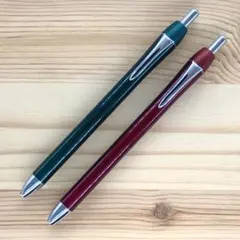 【廃盤 高級 美品】ゼブラ フォルティア ef 手帳用 ミニボールペン（緑）