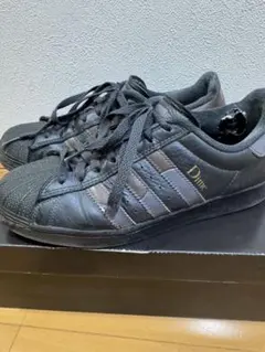 【備品全て付属品】Dime ×adidas スーパースター　黒