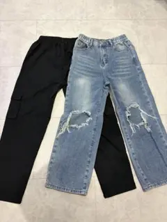 SHEIN デニム、カーゴパンツ