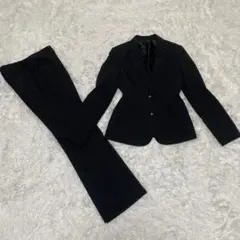 美品　トップバリュー パンツスーツ ブラック 就活 ビジネス セレモニー L