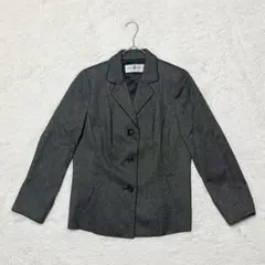 JANE MORE ウール テーラードジャケット ダークグレー【D1-91】