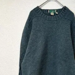 L.L.Bean ニット セーター ウール100% クルーネック シンプル