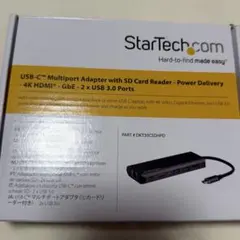 Startech USB-Cマルチハブ/4K HDMI SD カードリーダー