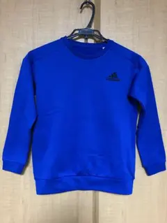 キッズadidas CLIMAWARM 青 トレーナー150サイズ