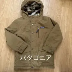 patagonia フード付きブラウンコート140