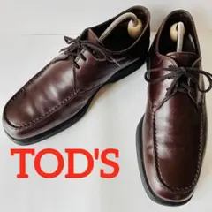 TOD'S トッズ 濃茶 Uチップ 25.5cm 除菌・消臭済みのサムネイル
