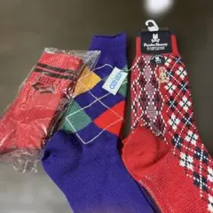 EVISU ジーンズのアーガイルソックス 新品 - メルカリ