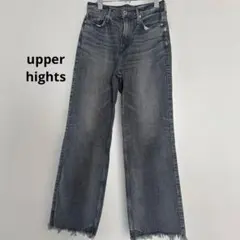upper hights カットオフ ストレートデニムパンツのサムネイル