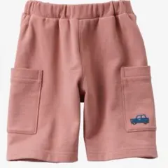 【最終値下げ】 新品　ファミリア　130 ピンク　ハーフパンツ　半ズボン　XB