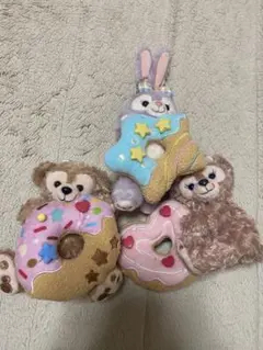 ダッフィー・フレンズ ぬいぐるみバッジ フィールドウィズジョイ 3点セット