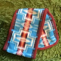 【スバル×ペンドルトン】　マフラー　赤　水色 レア