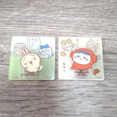 ちいかわ ビスケット アクリルシーンクリップ ハチワレ&うさぎ 2点セット