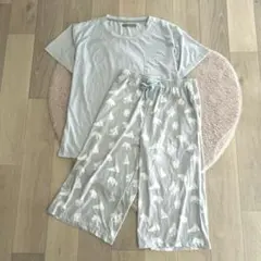 ♡ニトリ♡Nクールシロクマ柄レディースルームウェア♡接触冷感♡上下セット♡可愛いのサムネイル