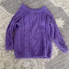 H&M ケーブル編み ニットセーター　ER86サイズ