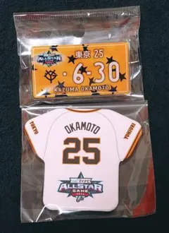 オールスター 岡本 缶バッジ アクリル バッジ 読売 ジャイアンツ 巨人