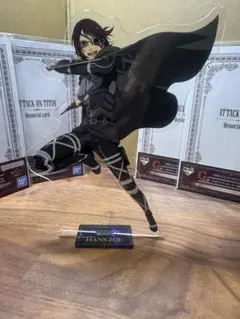 進撃の巨人 一番くじ D賞 ビッグアクリルスタンド ハンジ+おまけ付き