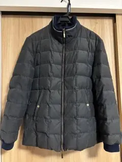良品✨モンクレール ダウンジャケット 茶タグ キルティング サイズ２ ネイビー