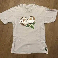 XLARGE ココナッツ プリント Tシャツ グレー L