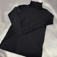 ユニクロ　ヒートテック　ブラック　キッズ　140 ハイネック