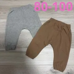 ユニクロ　ベビー　子供　80-100サイズ パンツ　2点セット