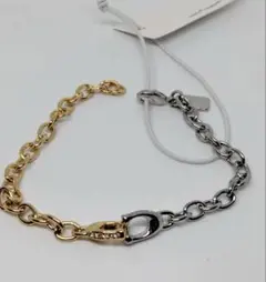【未使用】COACH ブレスレット シグネチャー バイカラー ゴールド シルバー