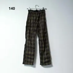 140 DILASH チェックストレッチパンツ キッズ オケージョン