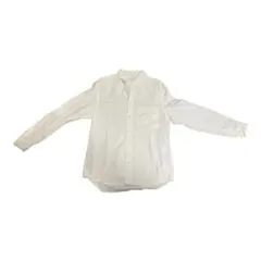 H&M レギュラーフィット 白シャツ 長袖 メンズ