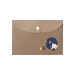 母子手帳ケース　お便り帳ケース　お薬手帳ケース　パスポートケース　茶色