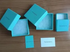 Tiffany & Co. ギフトボックス等 5点セット 空き箱３点カード２点