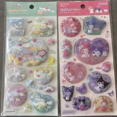 ポップデコパーティー わたあめカプセルシール シナモン マイメロディ&クロミ