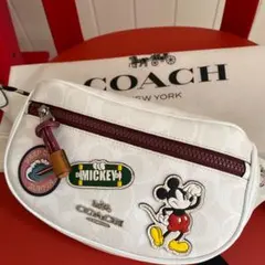 【日本限定】コーチ　ディズニーコレクション　ボディバック