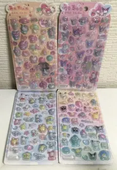 うるちゅるポップシール4シートセット