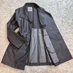 美品✨レリアン スプリングコート イタリア製生地 シルク混 現行タグ
