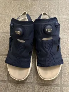 insta pump ネイビー サンダル