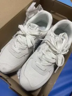 New Balance WL574 ホワイト/グレー スニーカー