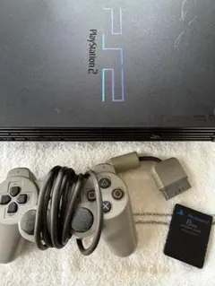 【送料込み】【お買得】PS2 本体　コントローラー　メモリーカード　3点分