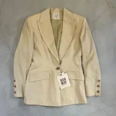 ベージュ テーラードジャケット