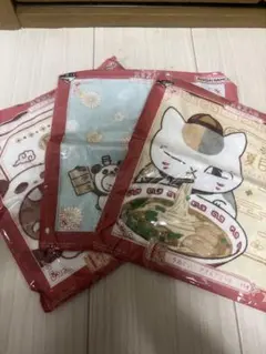 夏目友人帳 一番くじ ニャンコ先生 手ぬぐい タオル