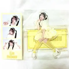古澤里紗　座れるアクリルスタンド、3CUTカード2点セット