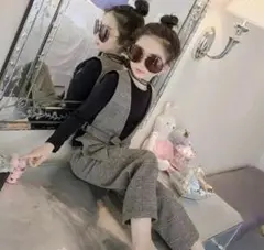 160ズボン　ベスト　セットアップ　訪問着　記念撮影　食事会　新年会