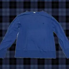 Champion クルーネック スウェット 青のサムネイル