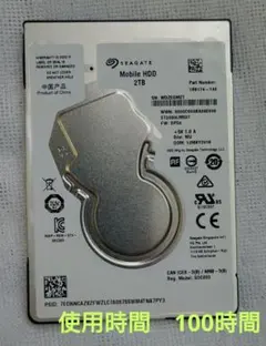 Seagate Mobile HDD 2TB 使用時間 100時間