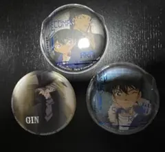 名探偵コナン USJ缶バッジ 3個セット 江戸川コナン&赤井秀一/工藤新一/ジン